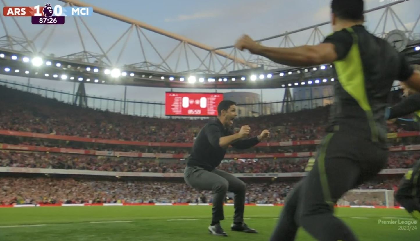 Arsenal wyrwał zwycięstwo Manchesterowi City! Szaleństwo na Emirates po szczęśliwym golu w 87. minucie [WIDEO]