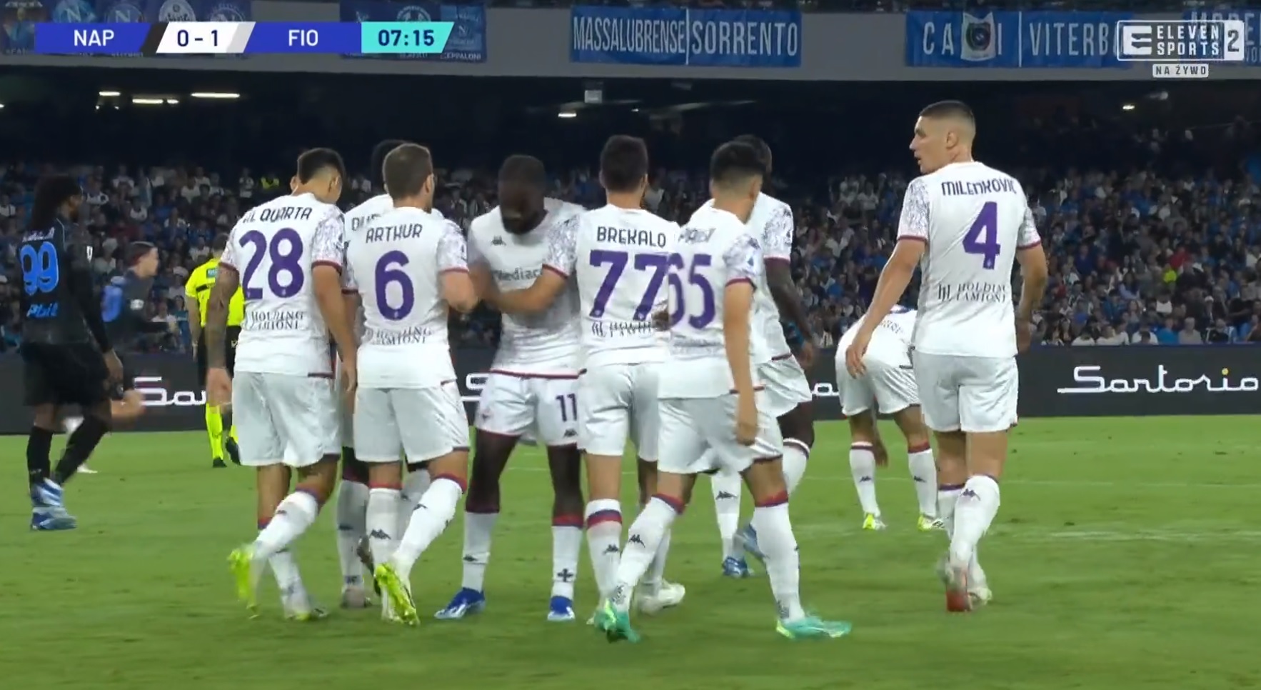 Napoli niespodziewanie dało się zaskoczyć. Mistrzowie Włoch musieli przełknąć domową porażkę [WIDEO]