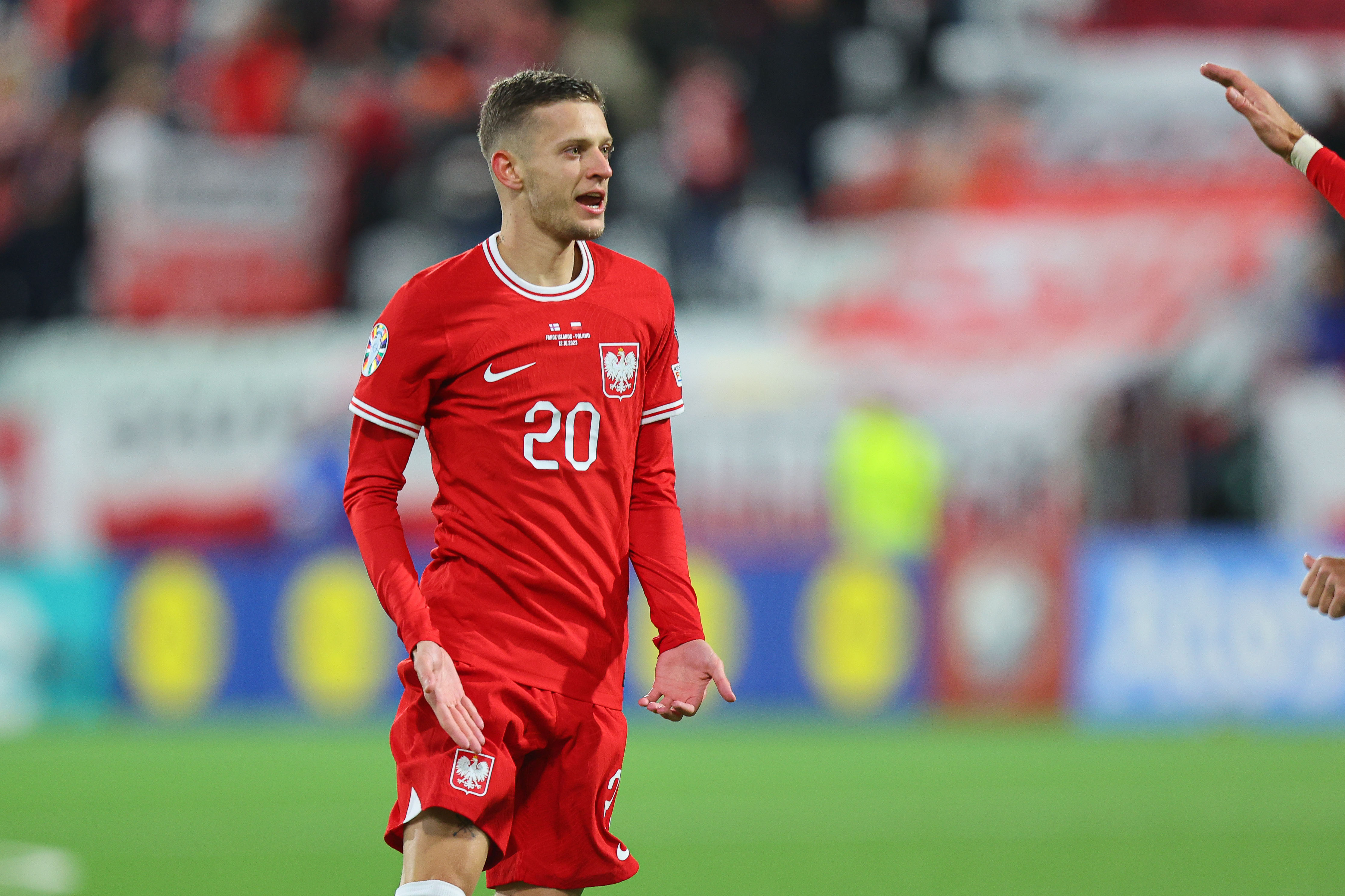 "Dało to nam dzisiaj trzy punkty". Sebastian Szymański wskazał klucz do wygranej z Wyspami Owczymi