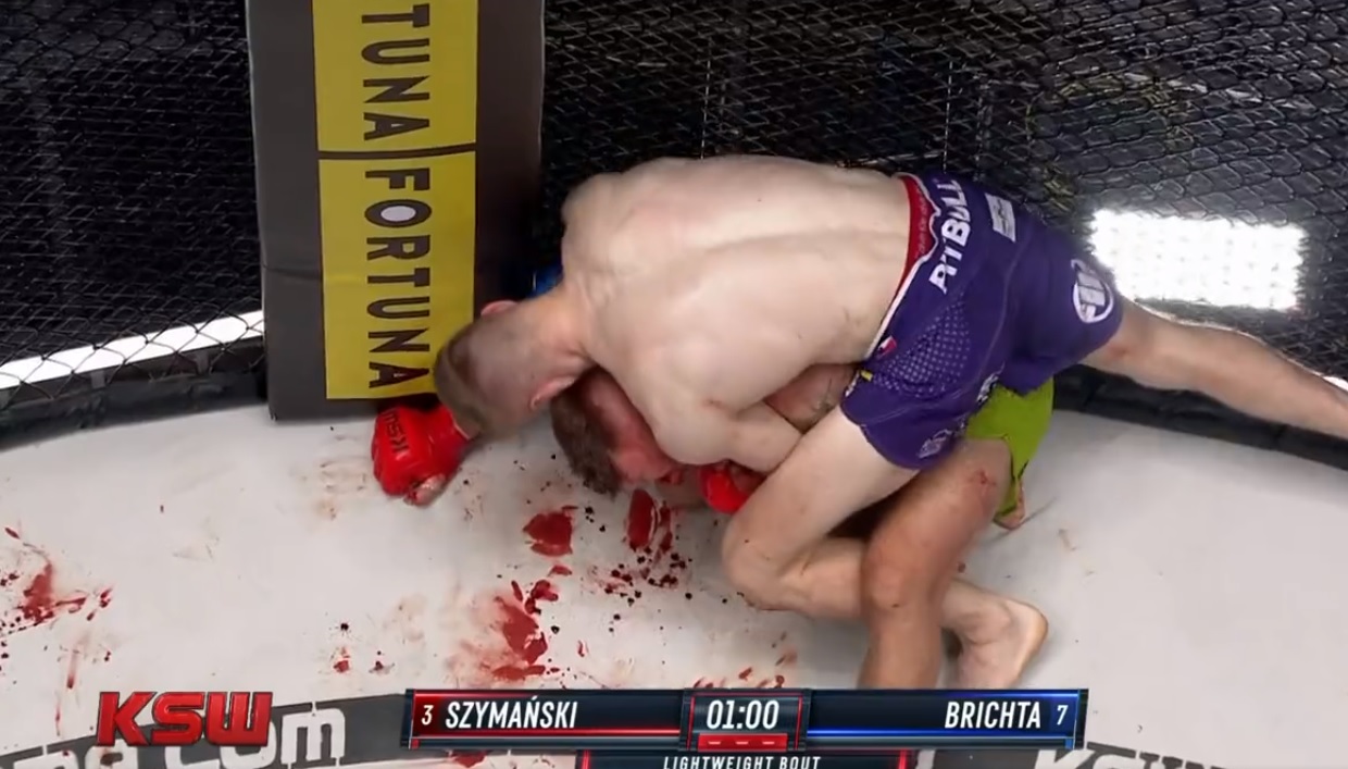 Brutalna walka podczas KSW 87. W klatce lała się krew [WIDEO]