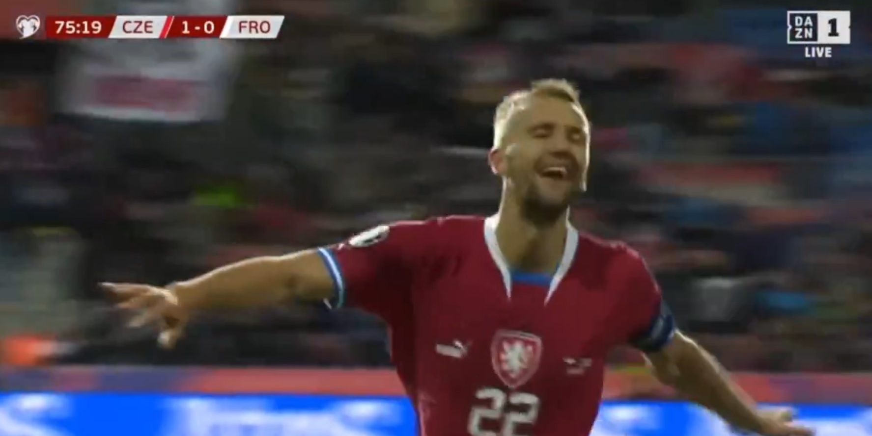 Blisko sensacji w polskiej grupie, Czesi męczyli się z Wyspami Owczymi! Uratował ich gol z karnego [WIDEO]