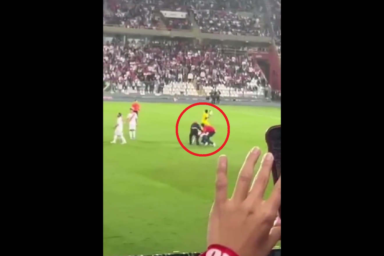 Kibic chciał zrobić sobie zdjęcie z Messim. Napotkał jednak nieprzewidzianą przeszkodę [WIDEO]