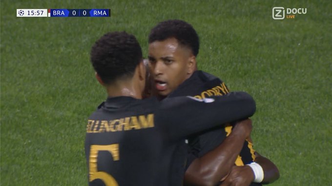 Kolejna wygrana Realu w Lidze Mistrzów! Gol Bellinghama, wyczekiwane przełamanie Rodrygo [WIDEO]