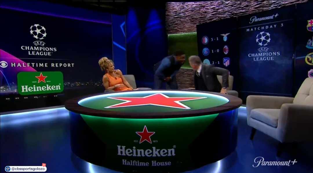 Ekspert podarł spodnie, naśladując Kyliana Mbappe. Szalone sceny w brytyjskiej telewizji [WIDEO]
