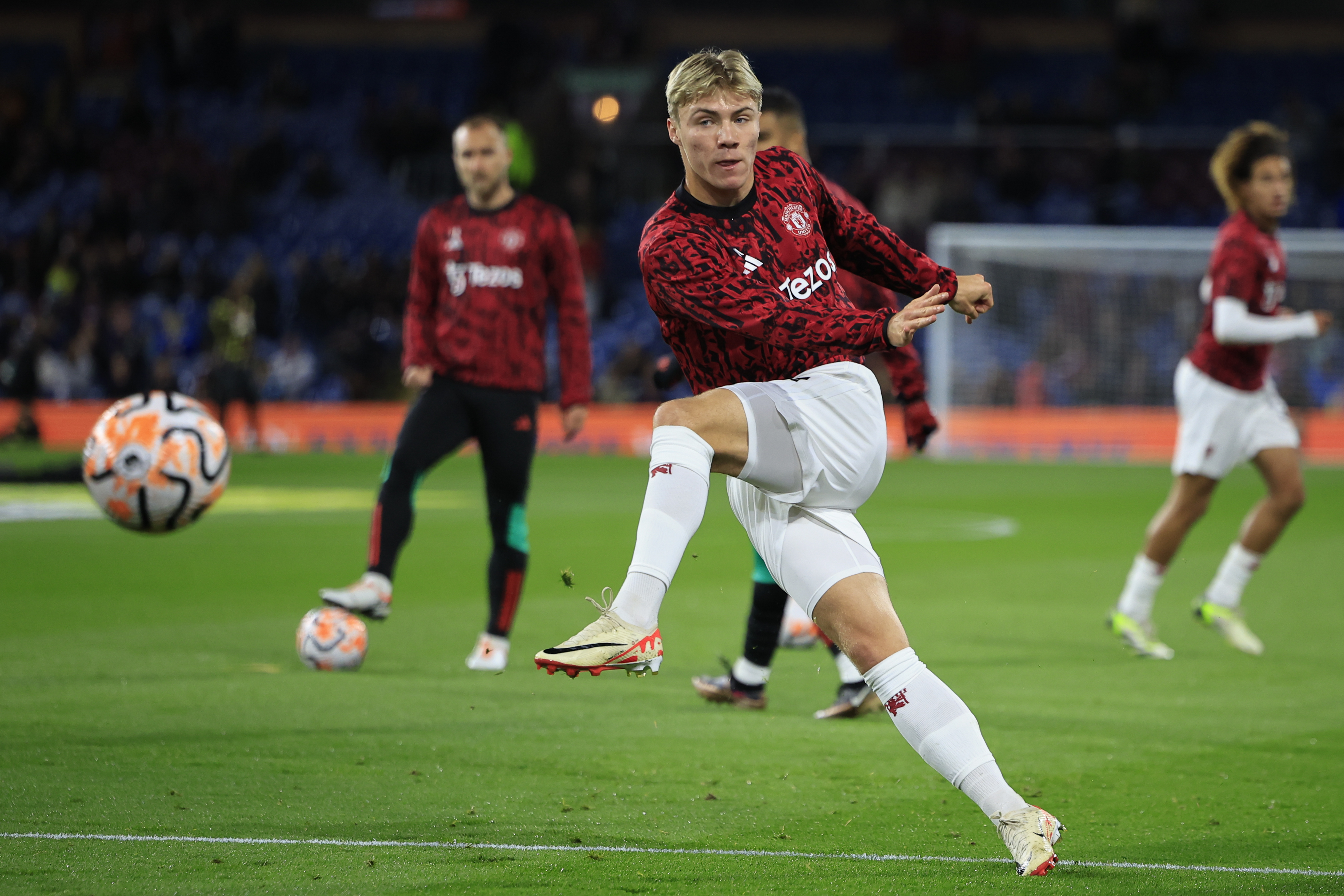 Bracia Hojlundowie błysnęli w meczach Kopenhagi z Manchesterem United. Strzelali gole dla obu klubów [WIDEO]