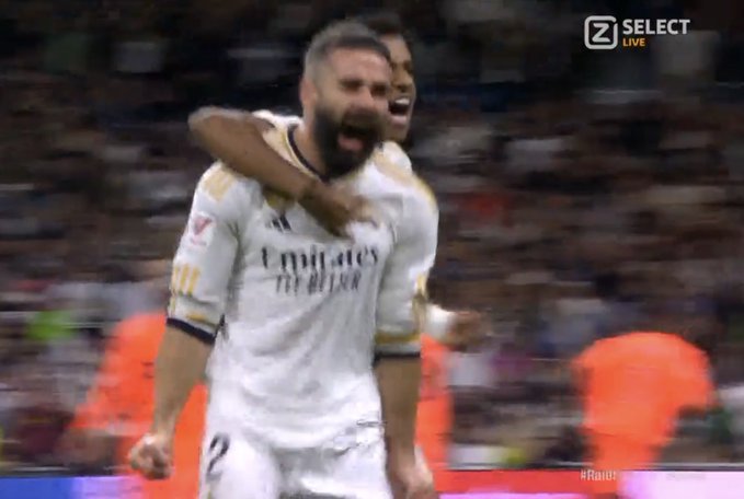Kapitalny gol Daniego Carvajala! Obrońca Realu Madryt zaskoczył rywali już na początku meczu [WIDEO]
