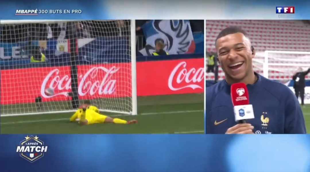 Kylian Mbappe nie mógł wytrzymać ze śmiechu po słowach trenera. Wyjątkowe sceny po meczu Francji [WIDEO]