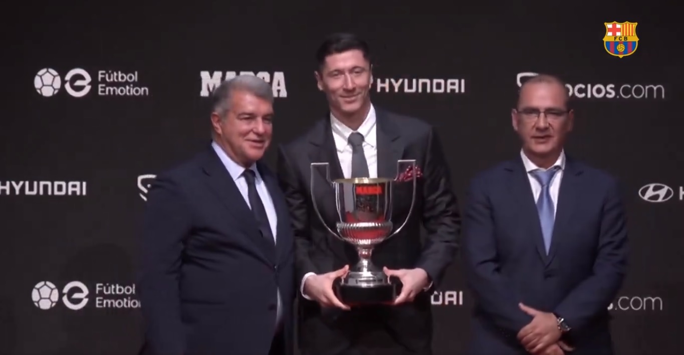 Robert Lewandowski z kolejną nagrodą! Polak odebrał prestiżowe trofeum