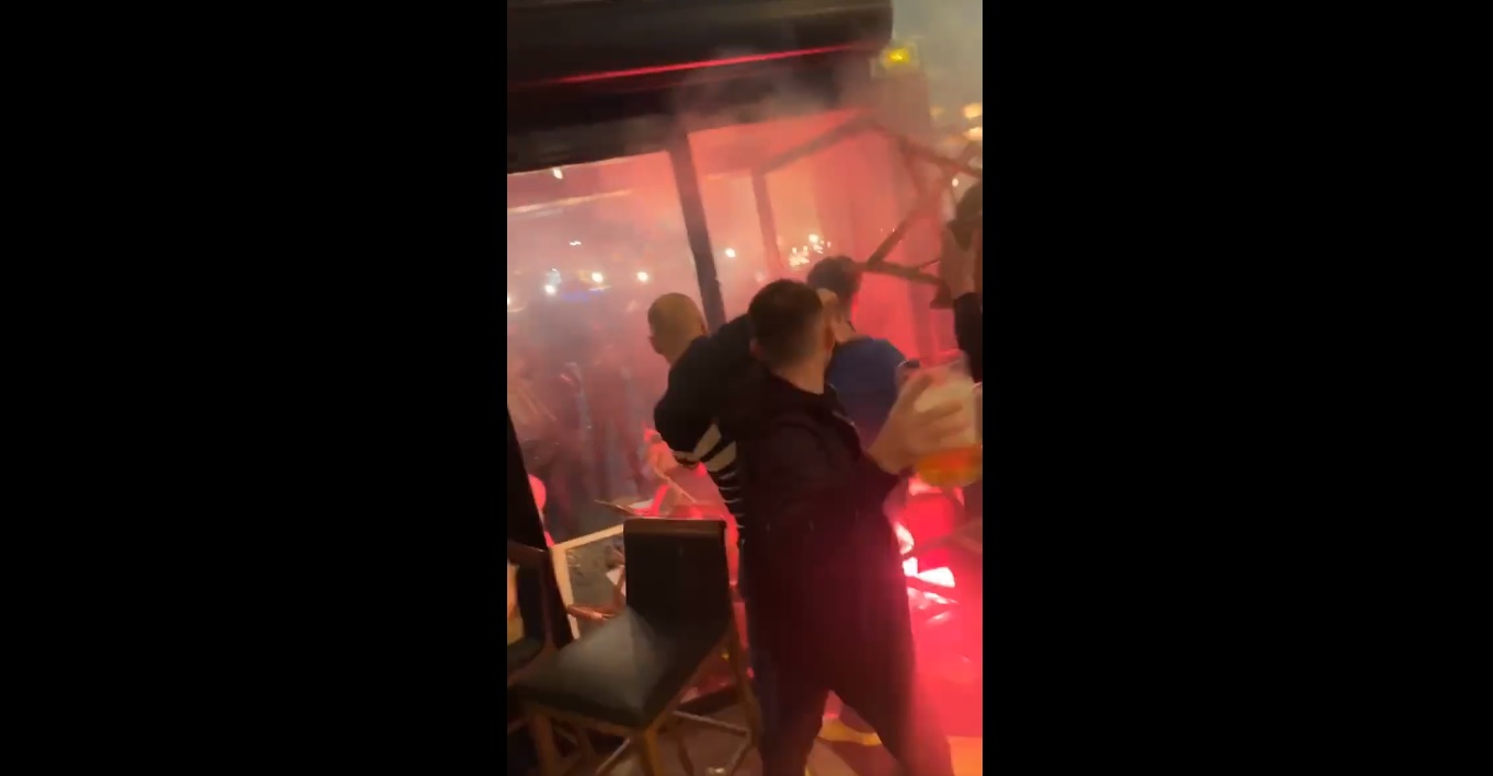 Sceny grozy przed meczem Ligi Mistrzów. Chuligani PSG polowali na przyjezdnych z Newcastle [WIDEO]
