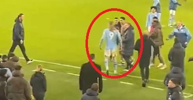 Haaland starł się po meczu z piłkarzem Tottenhamu. Było o włos od wielkiej awantury [WIDEO]