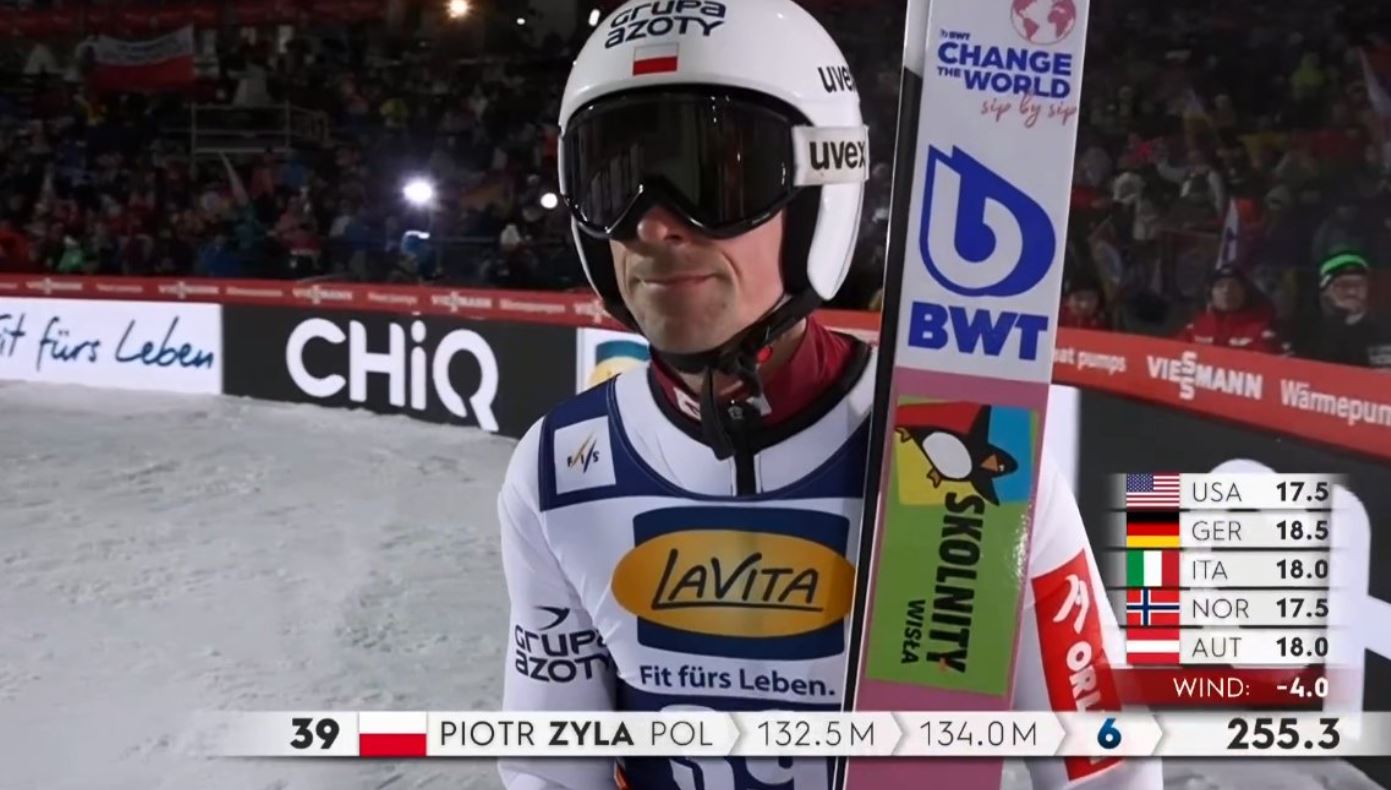 Słabe skoki Żyły i Kubackiego na zakończenie weekendu. Spadek Polaków, triumf Geigera