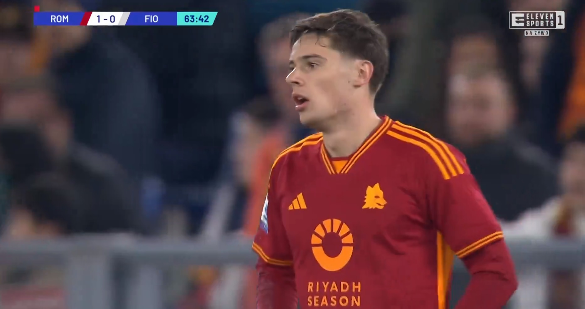 Nicola Zalewski z czerwoną kartką w Serie A! AS Roma grała w dziewiątkę, ale ma punkt z Fiorentiną [WIDEO]