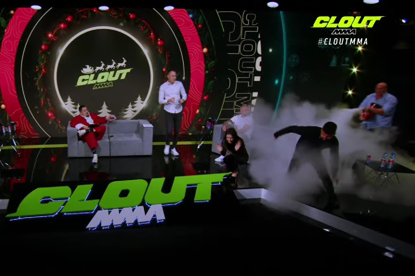 Marcin Najman zaatakował przeciwnika gaśnicą. Kuriozalne sceny przed galą Clout MMA 3 [WIDEO]