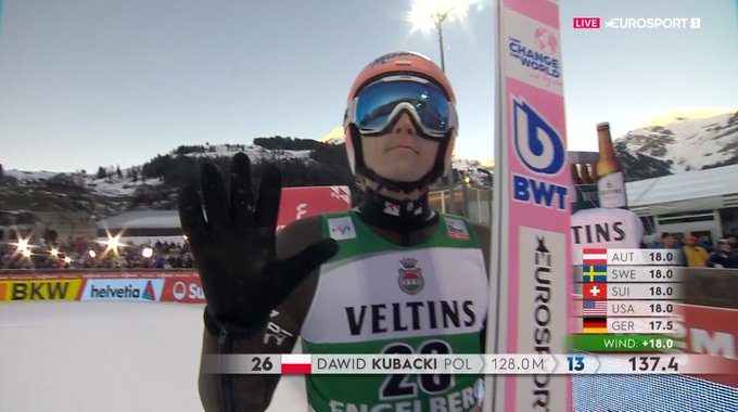 Katastrofa Dawida Kubackiego w Engelbergu! Nie awansował do drugiej serii, Stoch najlepszy z Polaków