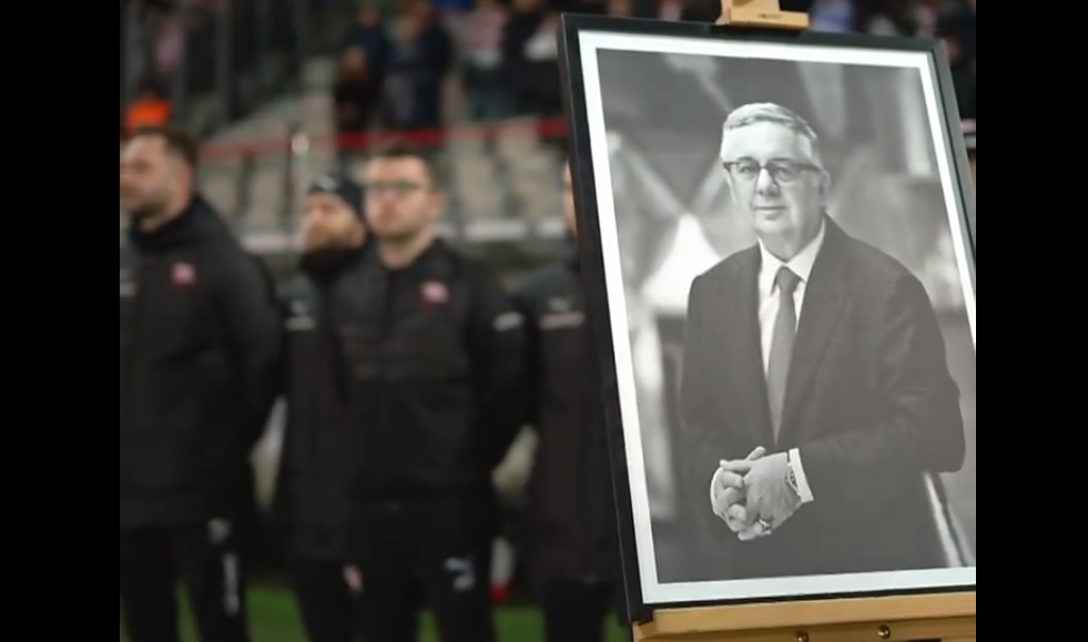 Cracovia oddała hołd Januszowi Filipiakowi. Wzruszające chwile przed meczem z Legią [WIDEO]