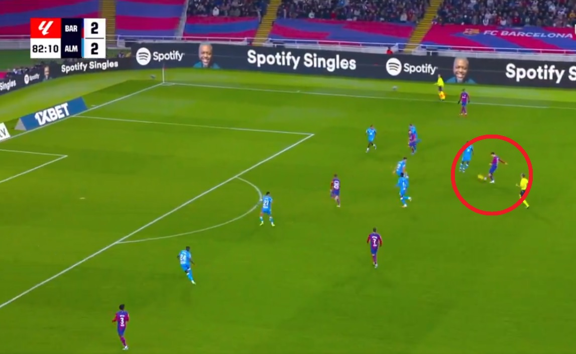 FC Barcelona blisko kompromitacji z najgorszą drużyną ligi. Asysta Lewandowskiego przy kluczowym golu [WIDEO]