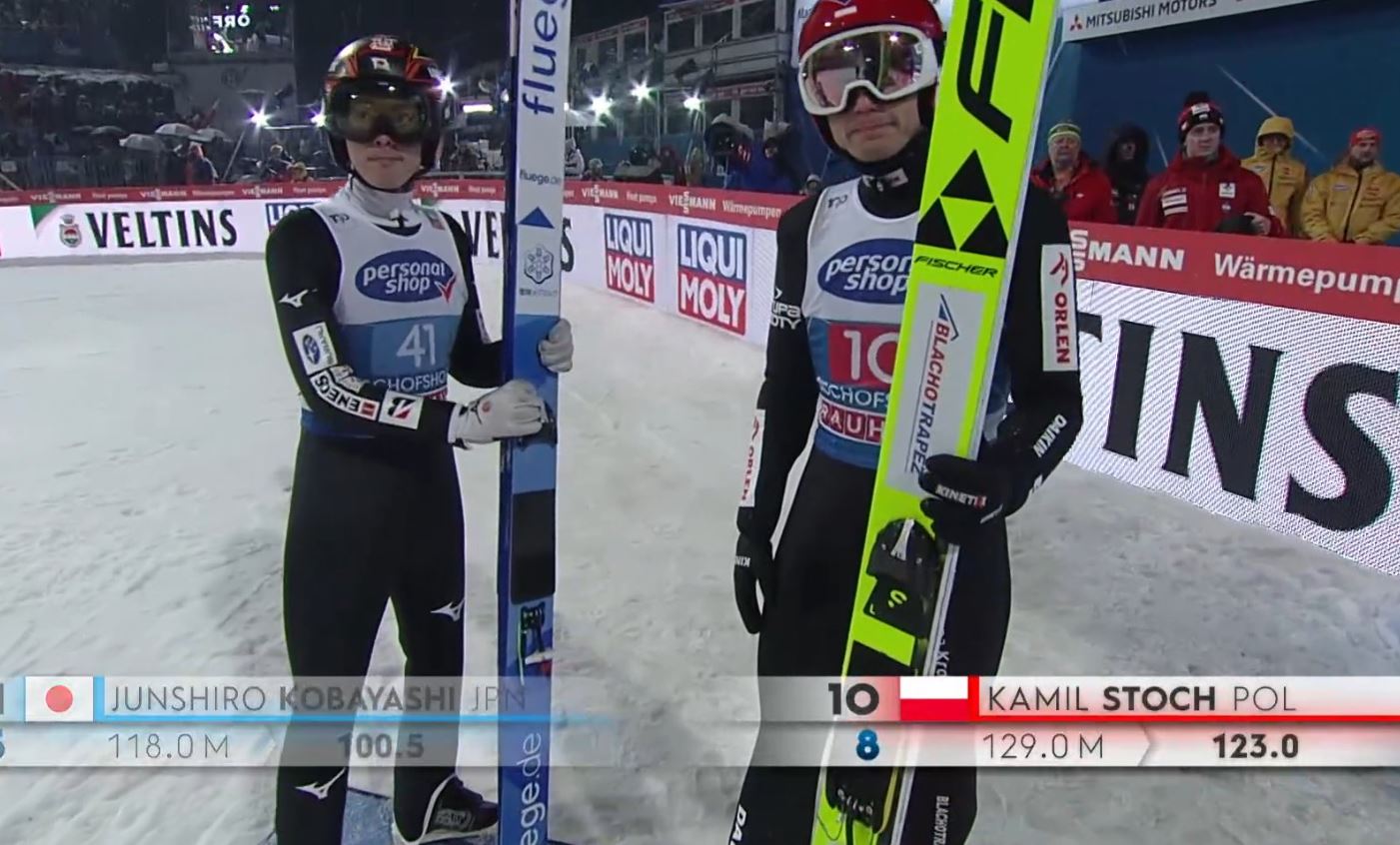 Pięciu Polaków w drugiej serii ostatniego konkursu Turnieju Czterech Skoczni. Kamil Stoch odzyskuje formę