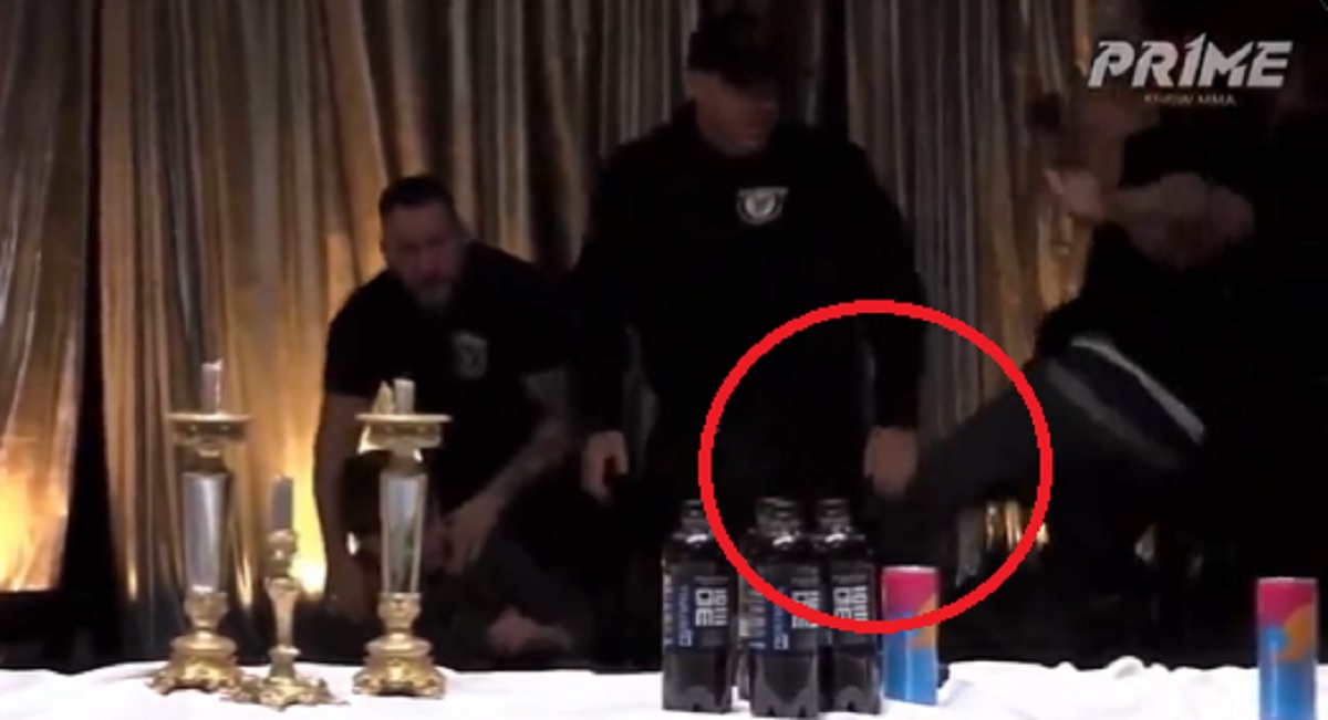 Freakfighter zaatakował ochroniarza podczas programu. Zaskakujące sceny przed Prime MMA [WIDEO]