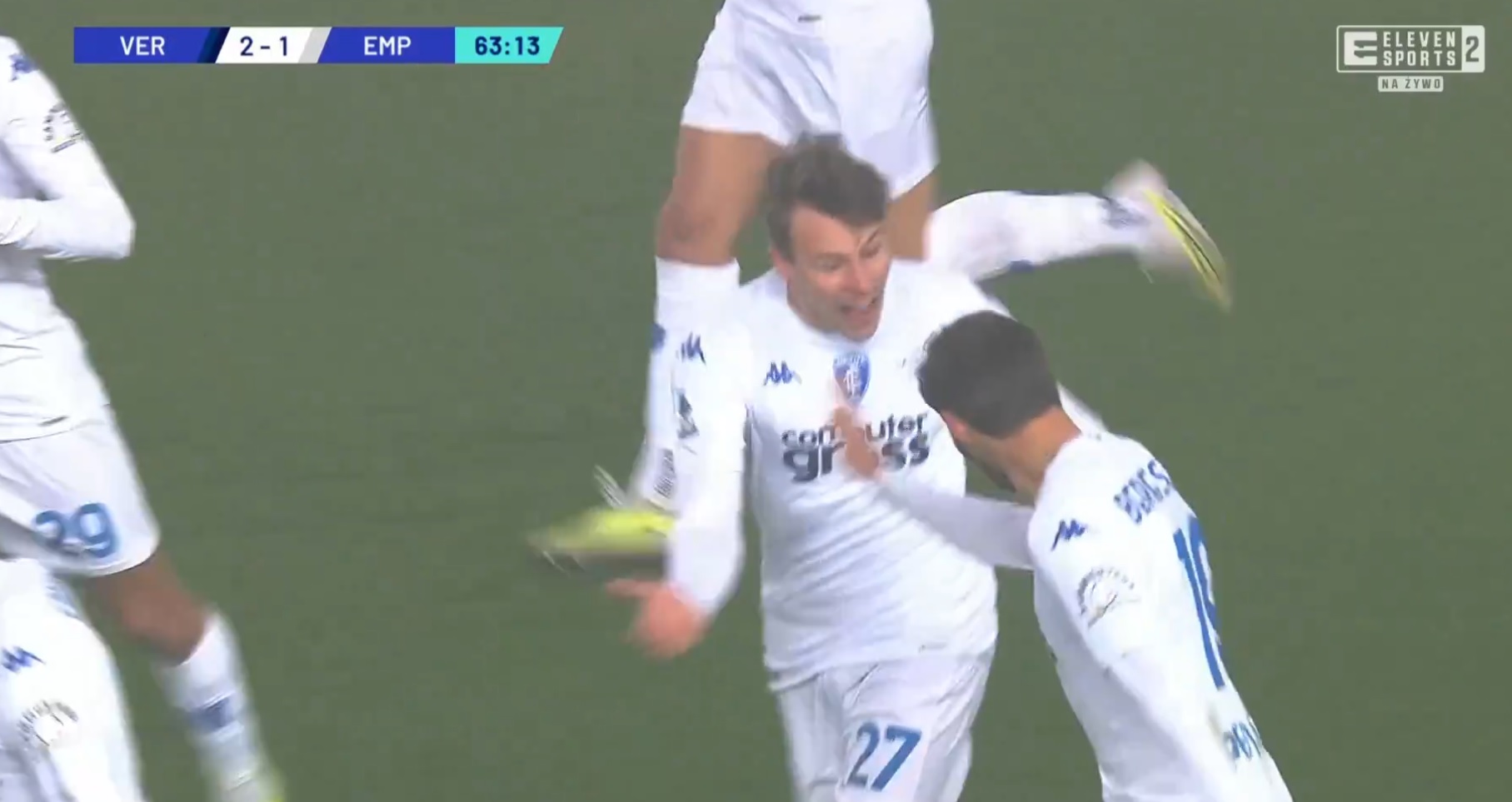 Szymon Żurkowski z golem w ponownym debiucie w Empoli! Bartosz Bereszyński asystował koledze z kadry [WIDEO]