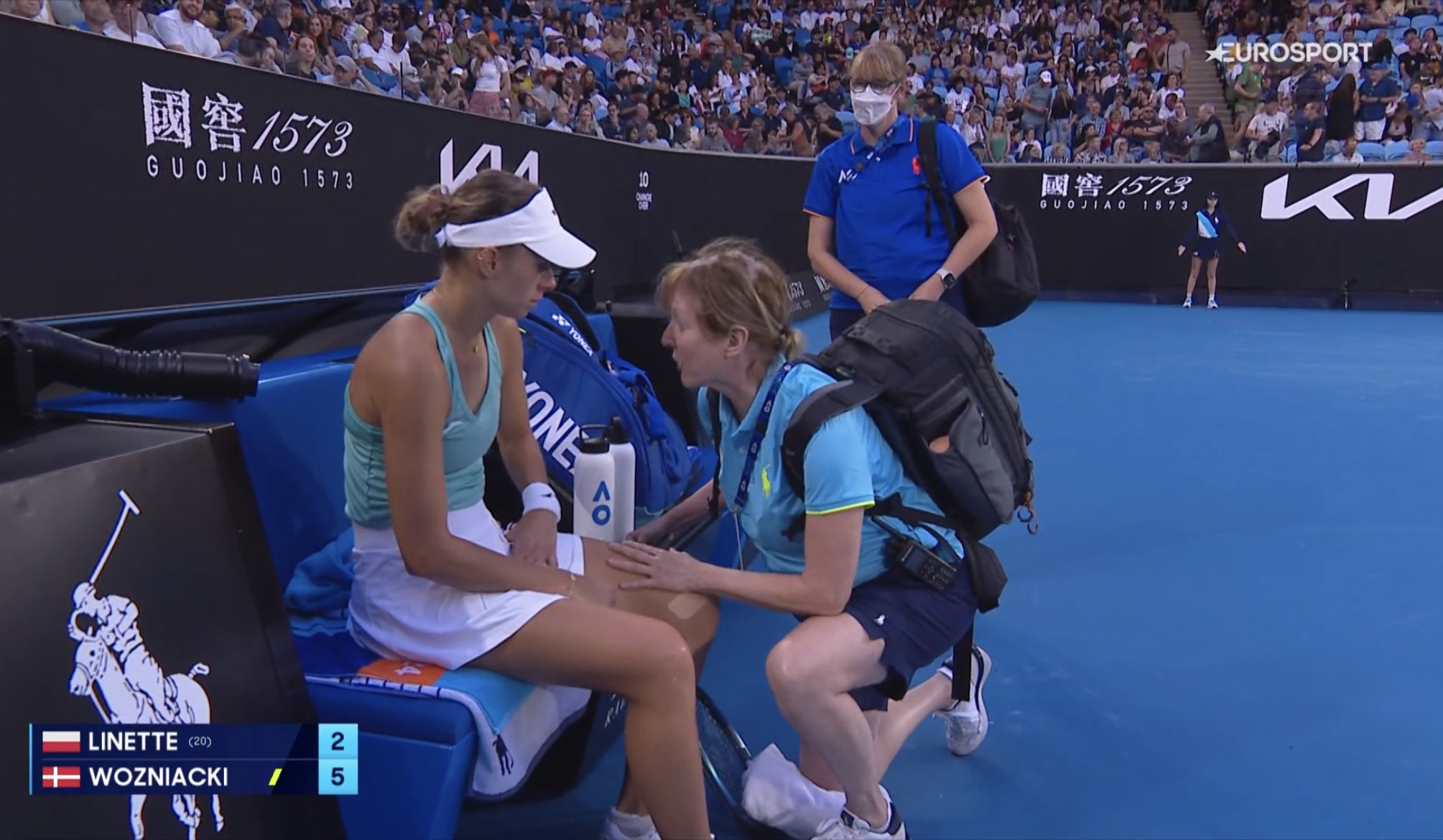 Dramat Magdy Linette w Australian Open. Polka musiała poddać mecz w pierwszej rundzie