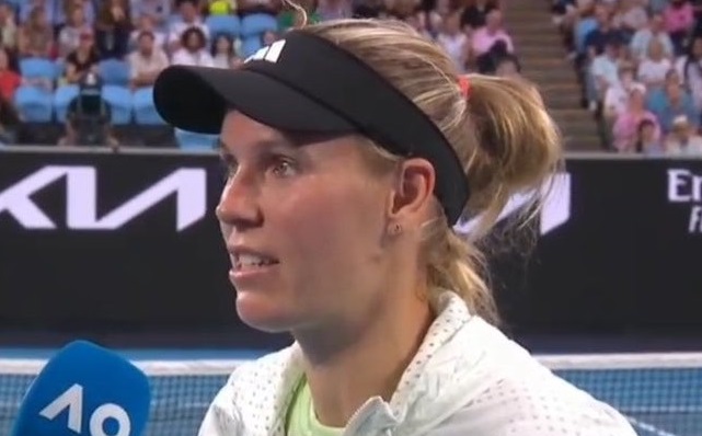 "Nie chciałam zakończyć meczu w taki sposób". Wozniacki skomentowała kontuzję Linette