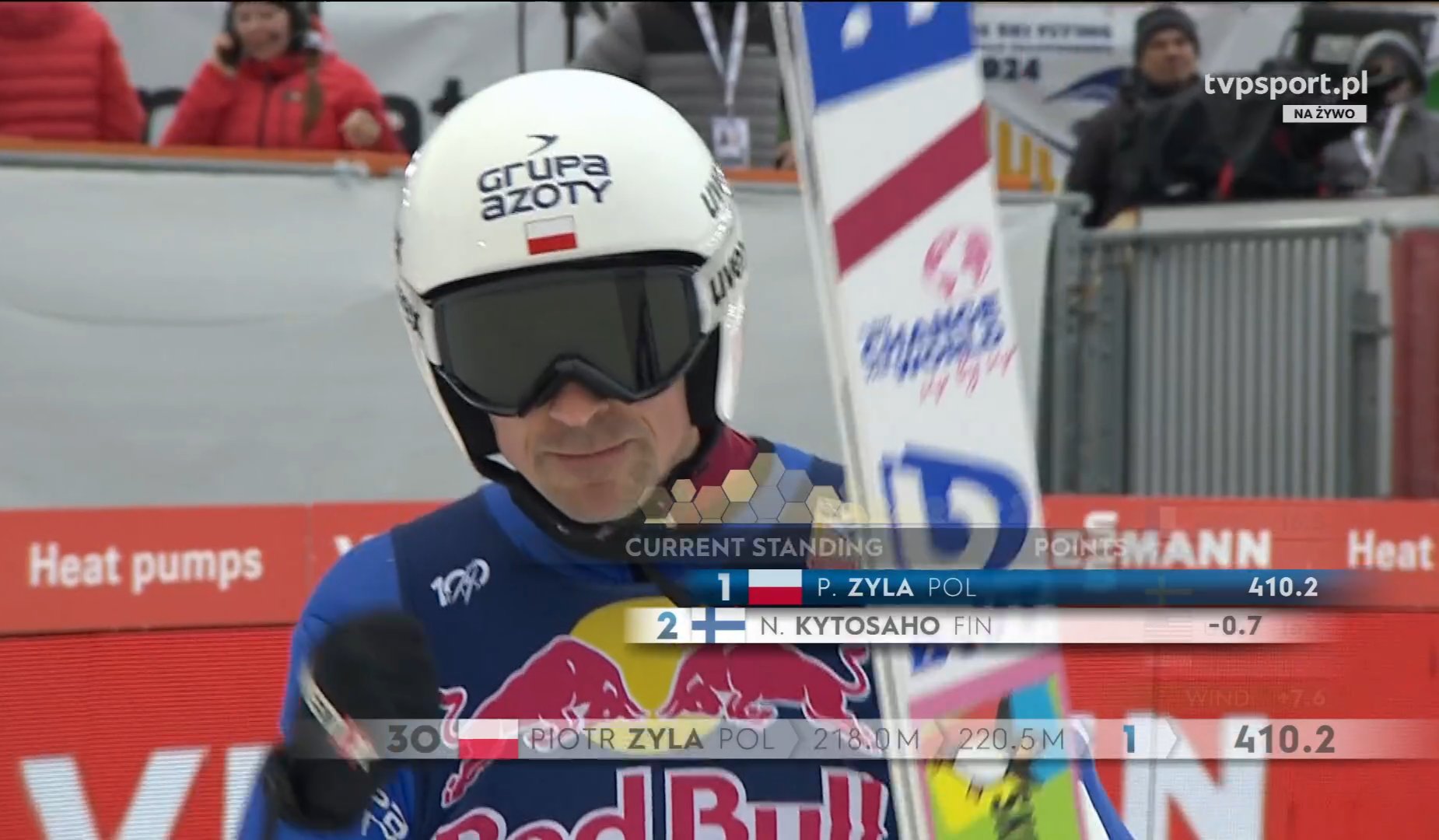 Znakomite skoki Piotra Żyły na mistrzostwach świata w lotach! Polak w czołówce konkursu, ma szanse na medal!
