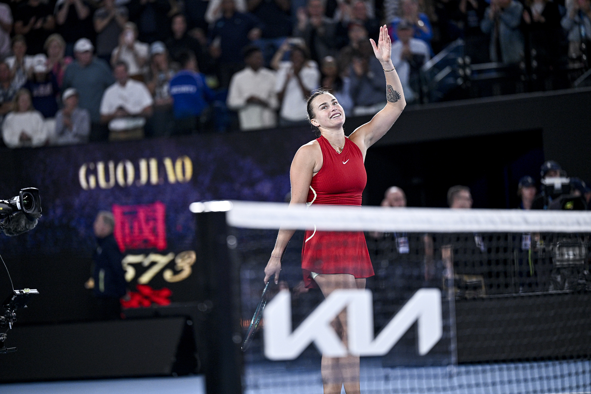 Koncert Sabalenki w finale Australian Open! Błyskawiczny mecz, rywalka nie miała nic do powiedzenia [WIDEO]