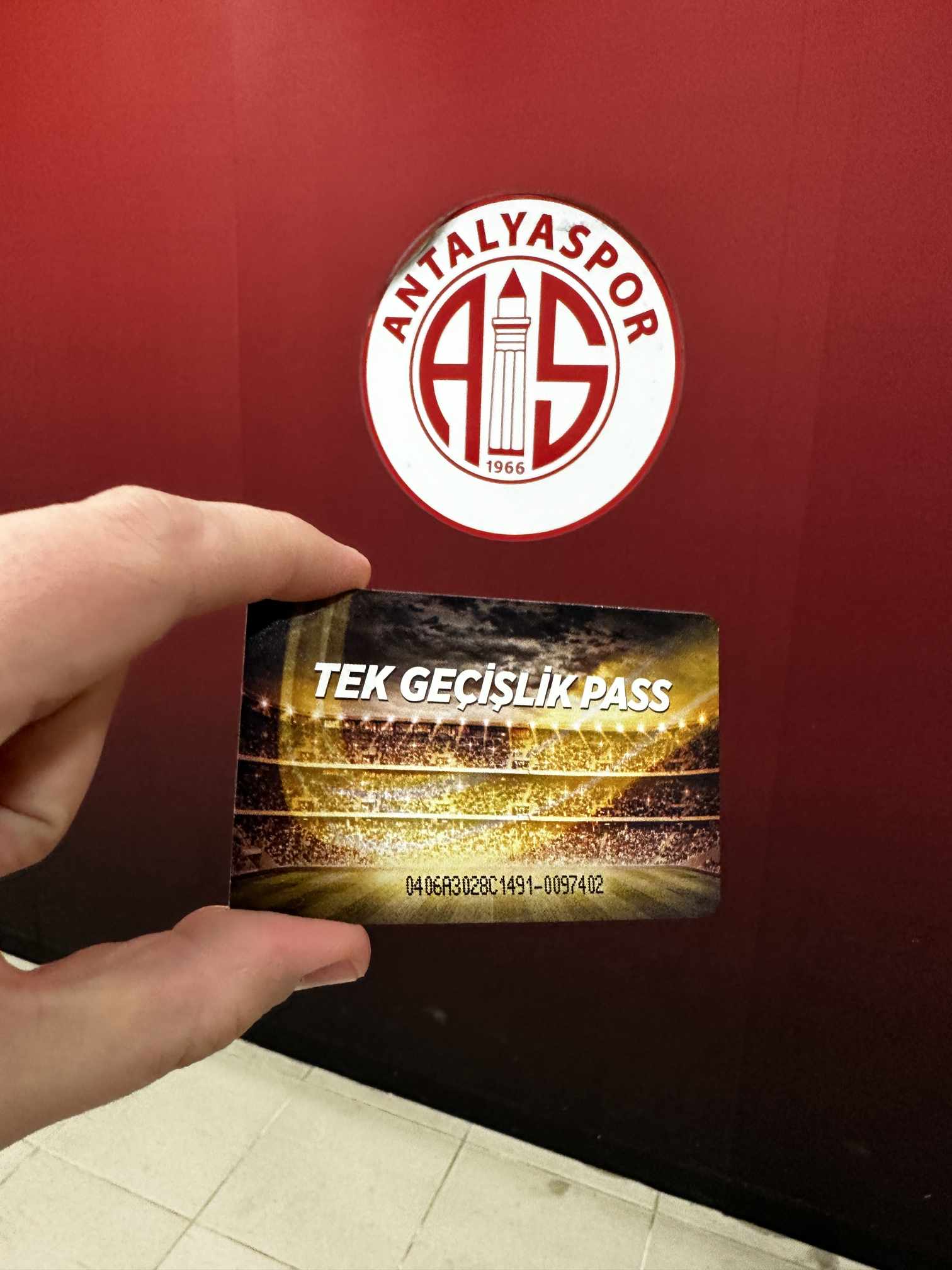 Przepustka na mecz Antalyasporu Przepustka na mecz Antalyasporu