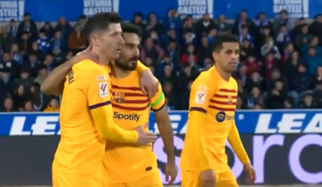 Bramka Lewandowskiego i zwycięstwo Barcelony! Kontrowersyjna czerwona kartka dla Roque [WIDEO]
