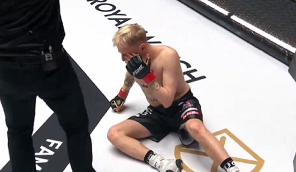 Freakfighter pokazał zmasakrowaną twarz po walce na Fame MMA 20. Ma połamany nos i pęknięty oczodół [ZDJĘCIE]