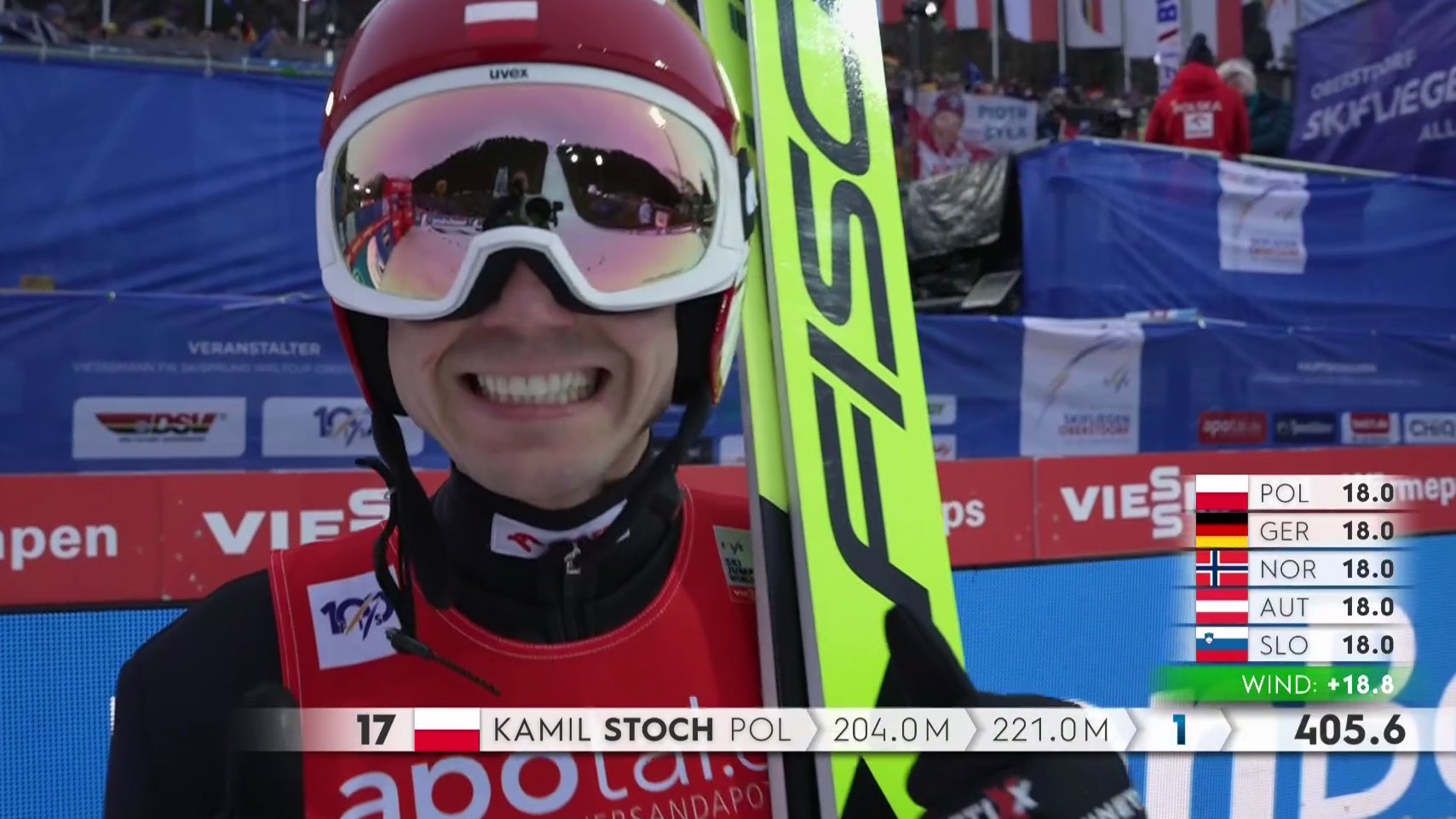 Kamil Stoch błysnął w Oberstdorfie! Świetny skok Polaka, pierwsza dziesiątka była naprawdę blisko