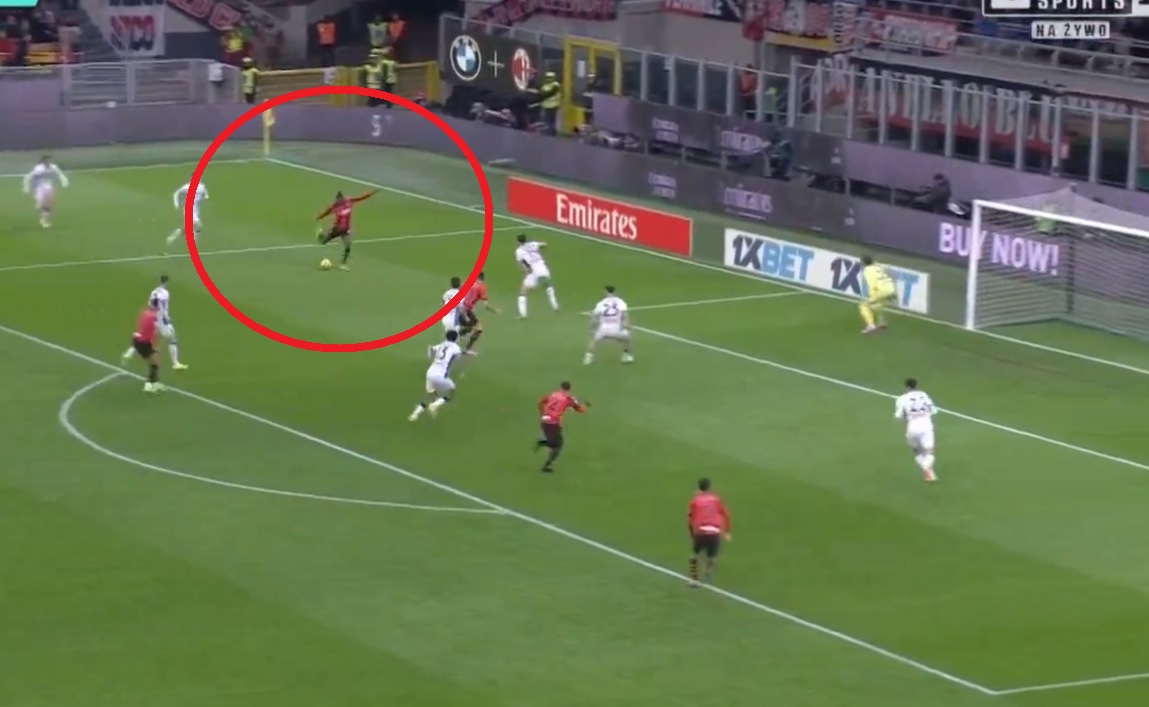 Co za gol Rafaela Leao! AC Milan zgubił punkty mimo spektakularnego trafienia Portugalczyka [WIDEO]