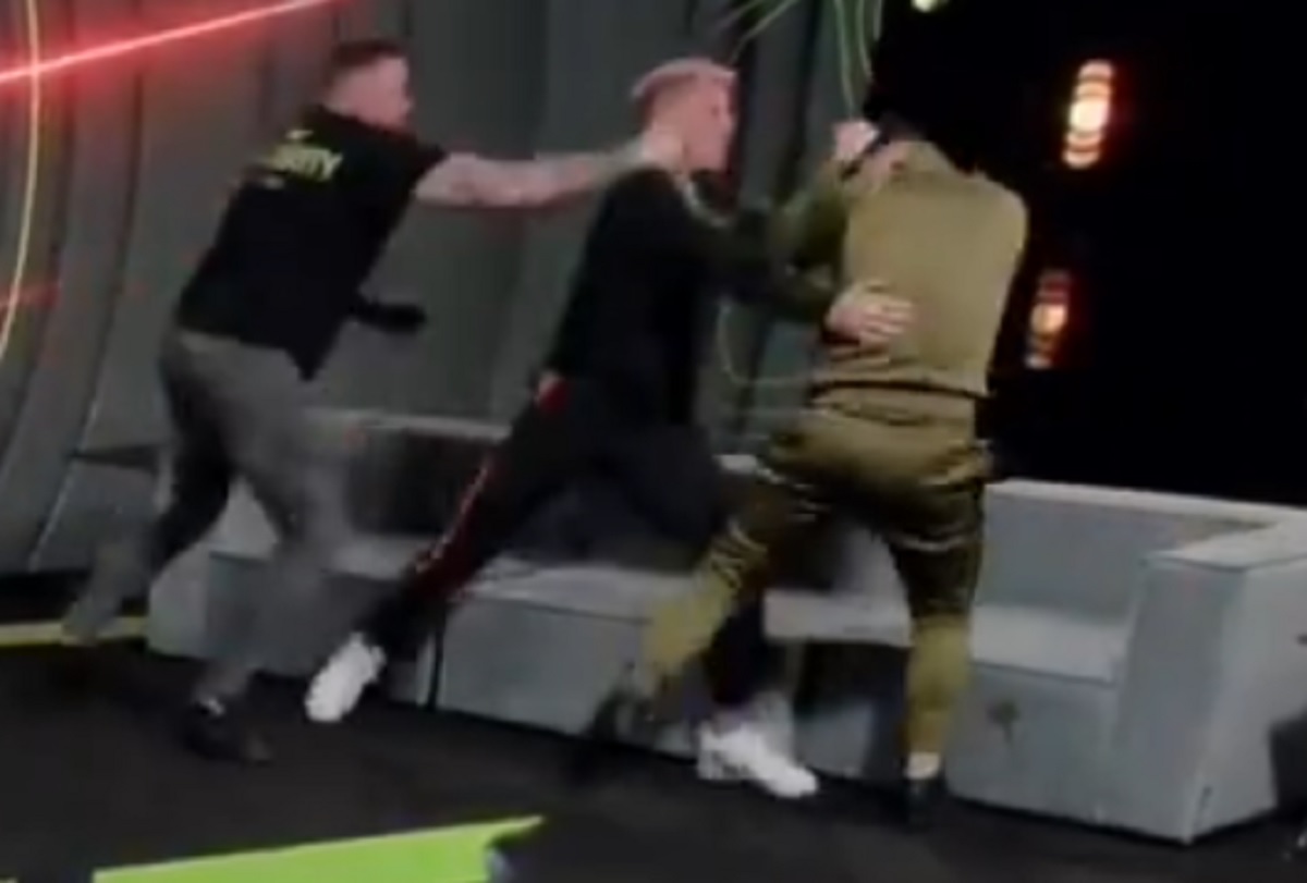 Rozmawiali i nagle… rzucili się na siebie z pięściami. Najman podburzał do awantury przed Clout MMA 4 [WIDEO]