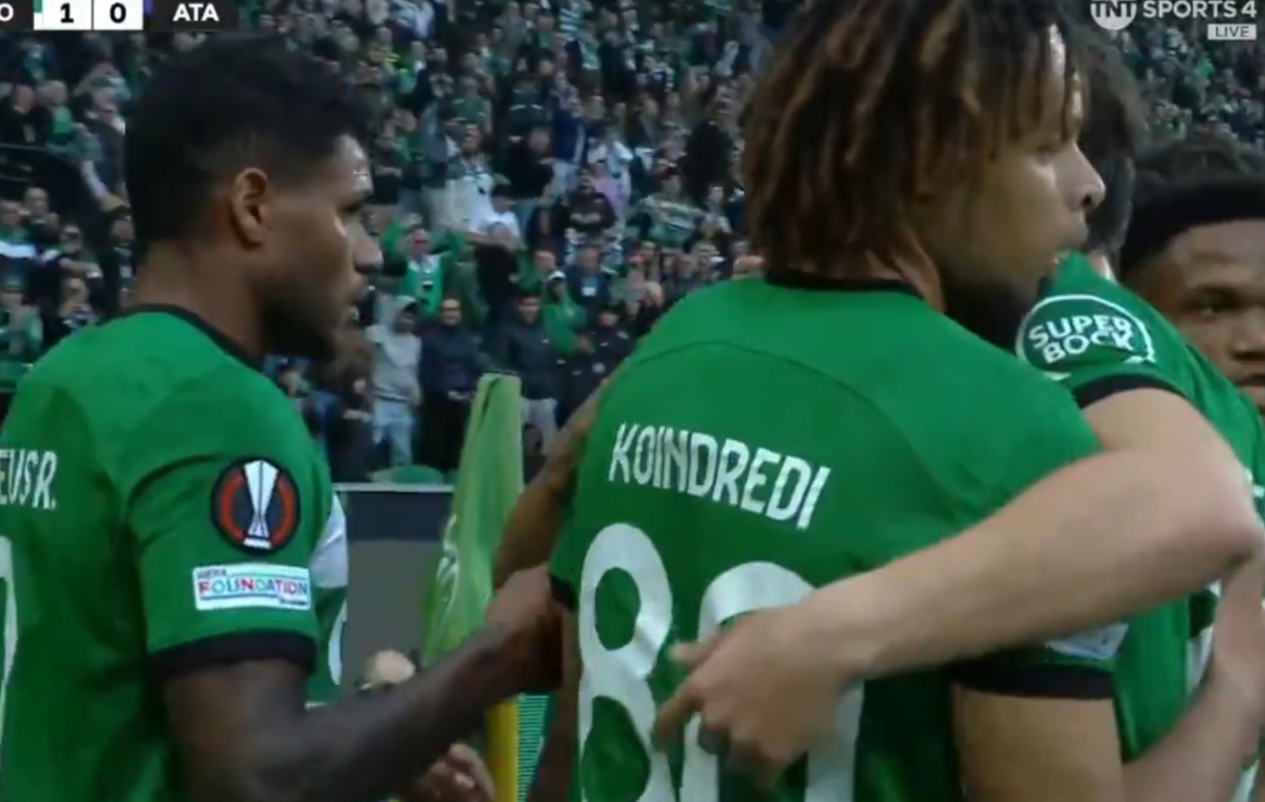 Zacięty bój Sportingu z Atalantą. Kwestia awansu wciąż pozostaje otwarta [WIDEO]