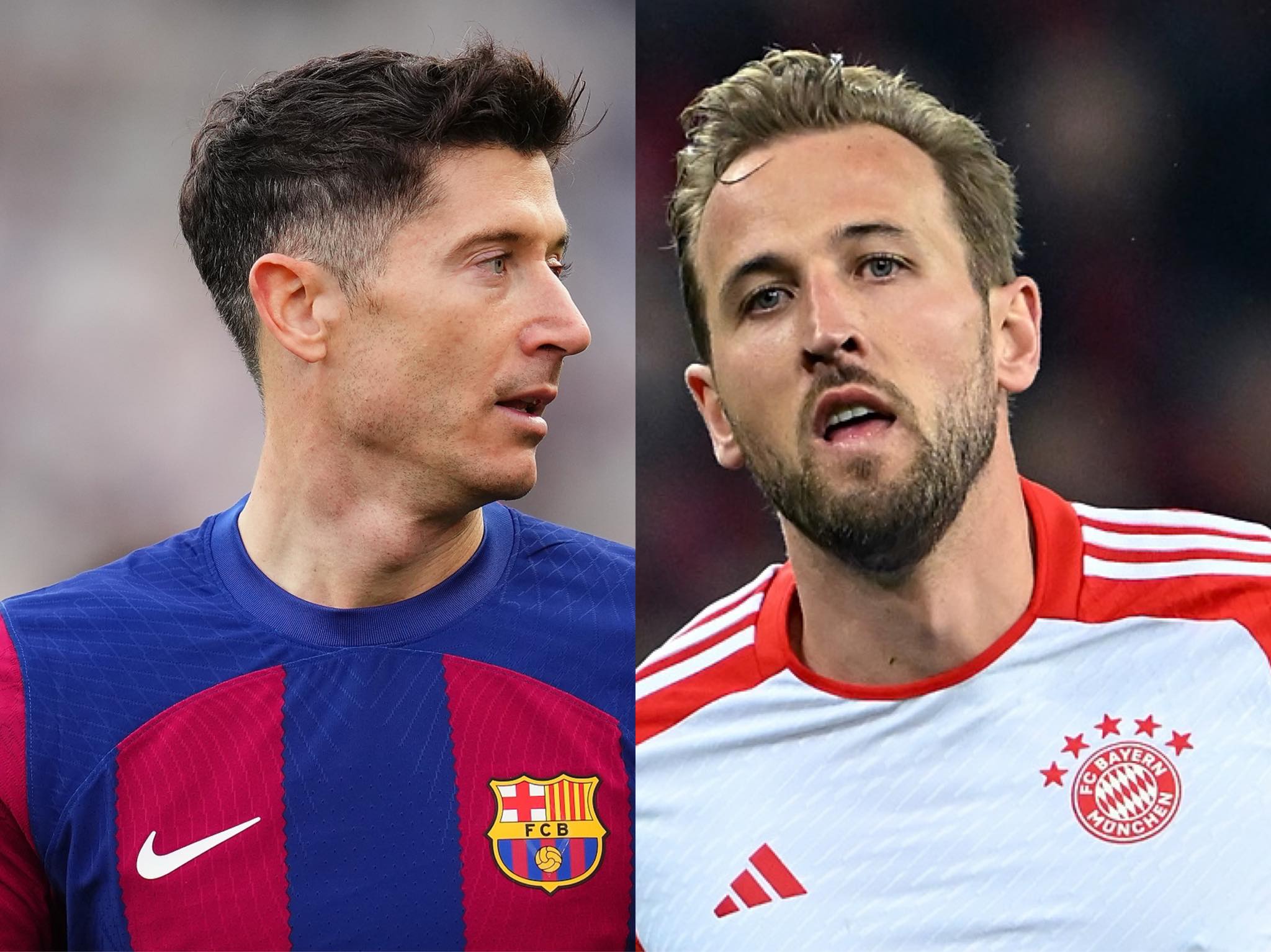 Flick zapytany o Kane'a i Lewandowskiego. Jasna ocena trenera Barcelony
