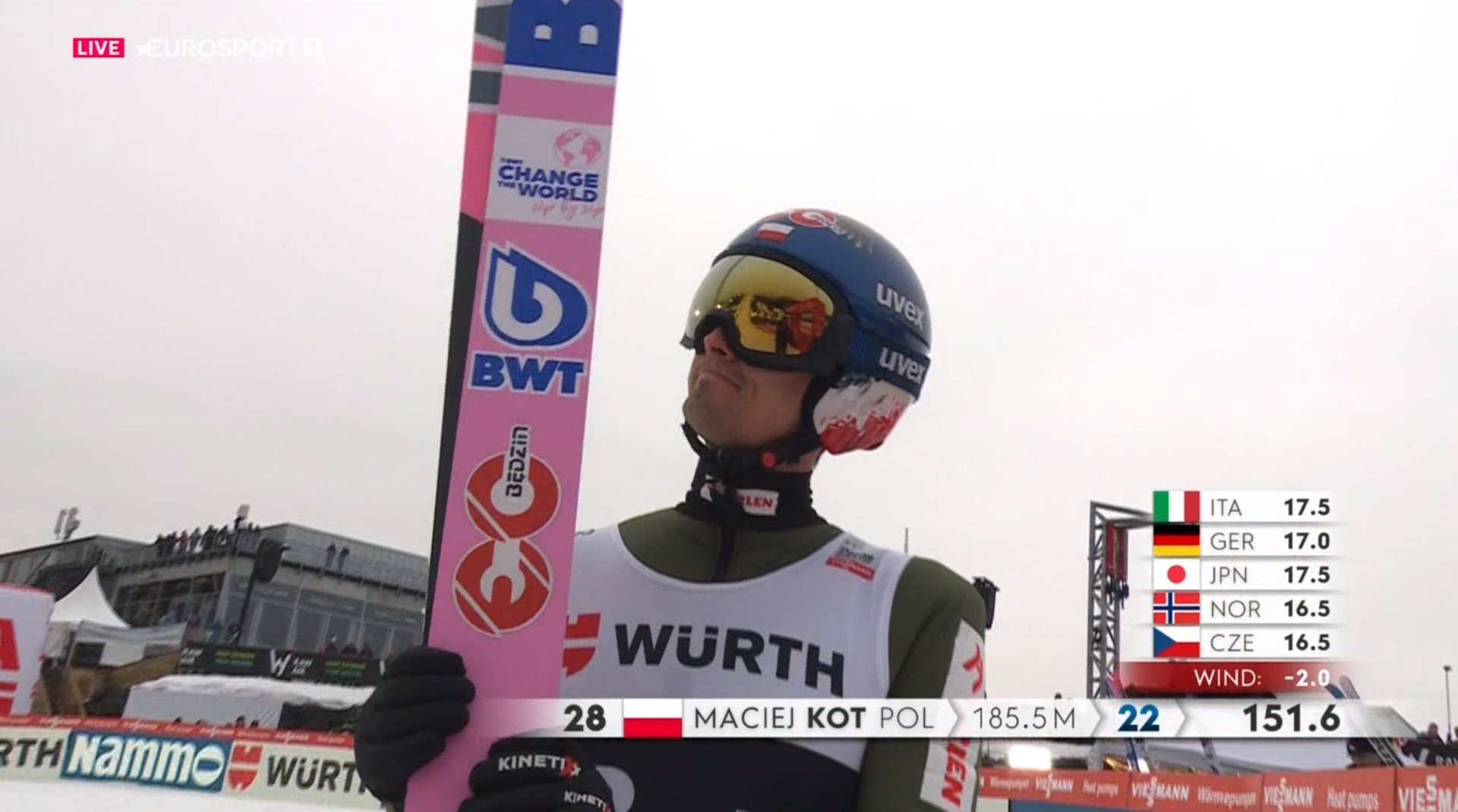 Maciej Kot w Vikersund Maciej Kot w Vikersund