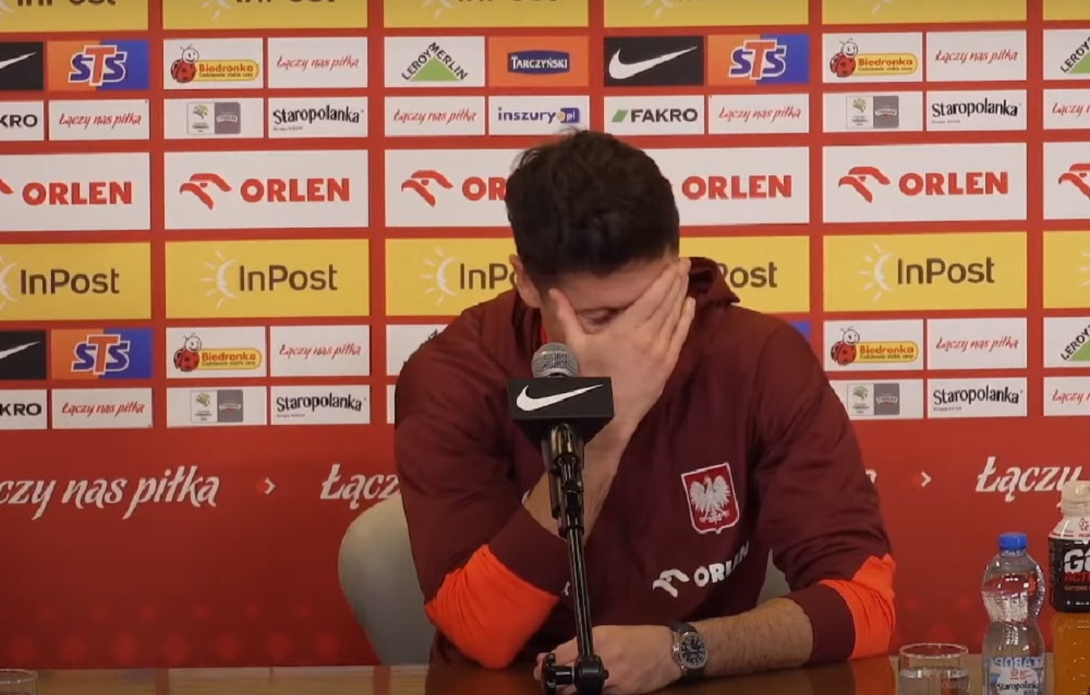 Lewandowski nie mógł uwierzyć w to, co usłyszał. Zdumiewające pytanie do kapitana reprezentacji Polski [WIDEO]