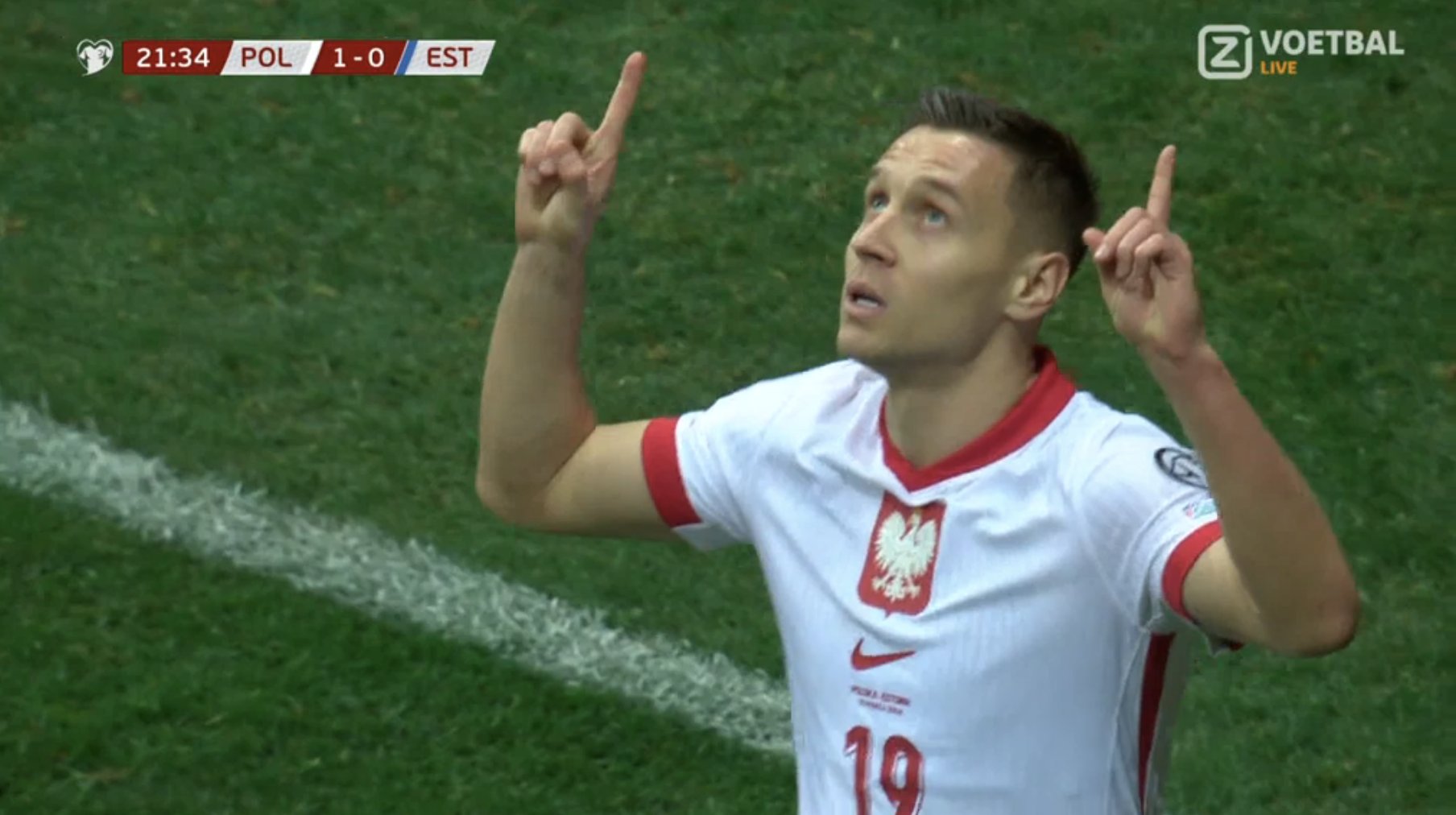 Kryminał w estońskiej obronie i gol dla Polaków! Biało-czerwoni wyszli na prowadzenie w barażach [WIDEO]