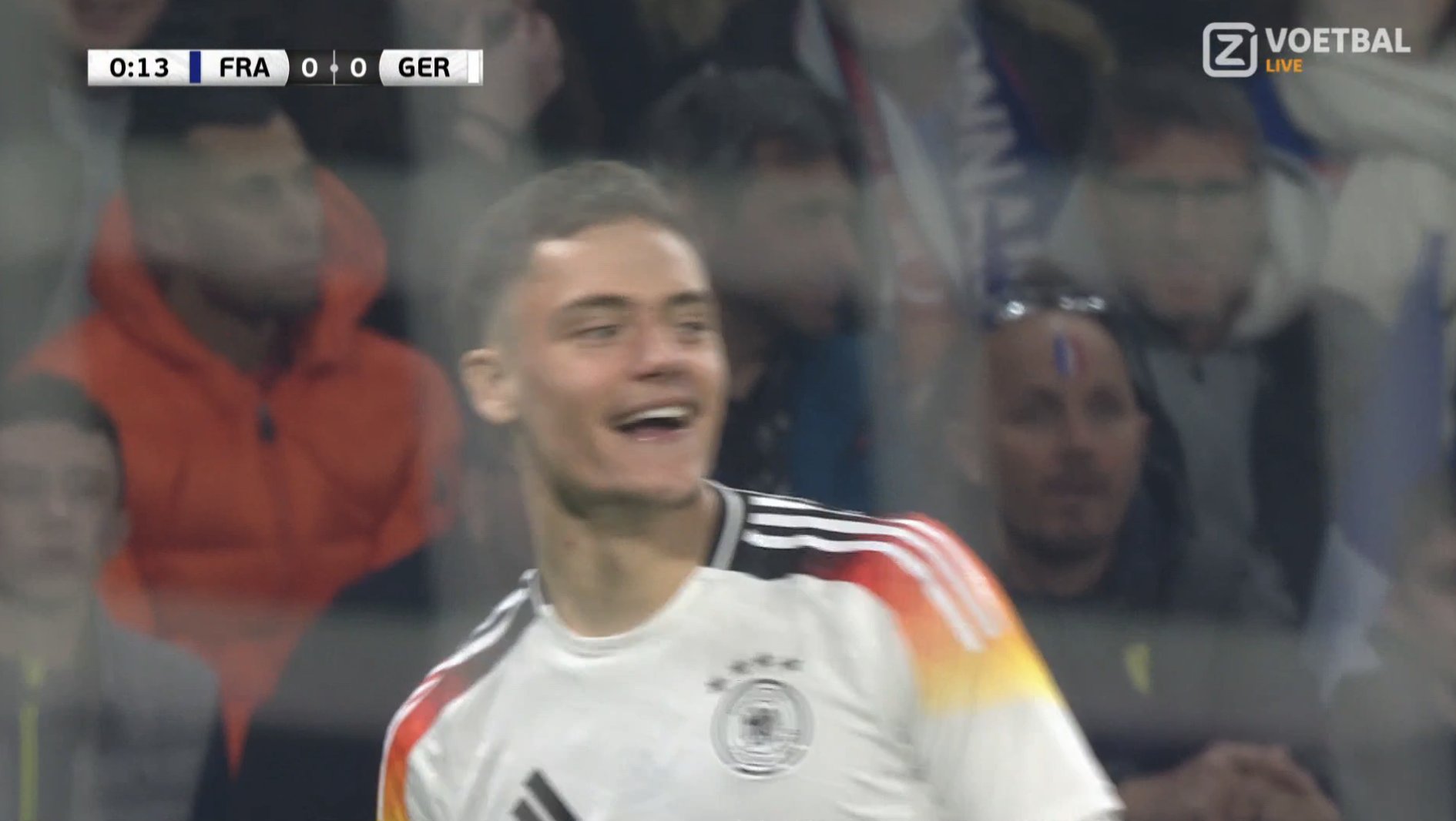 Co za gol dla Niemców! Genialne trafienie w siódmej sekundzie, Francja w szoku [WIDEO]