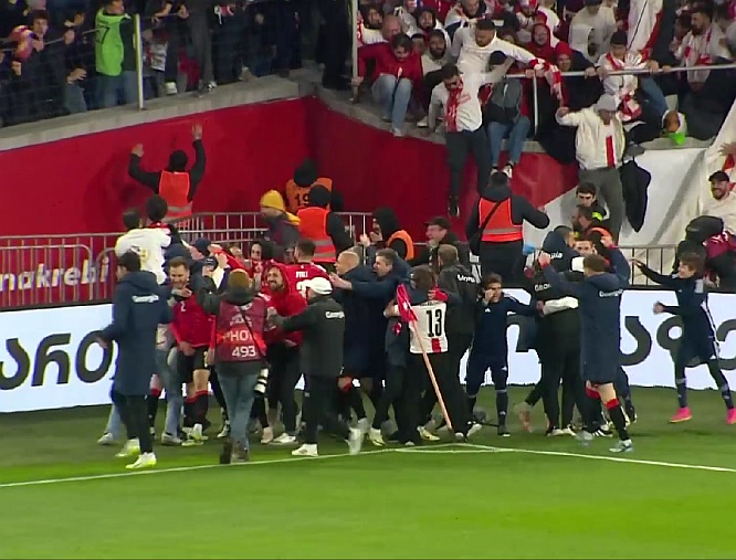 Gruzja z awansem na EURO 2024! Historyczny sukces stał się faktem! [WIDEO]