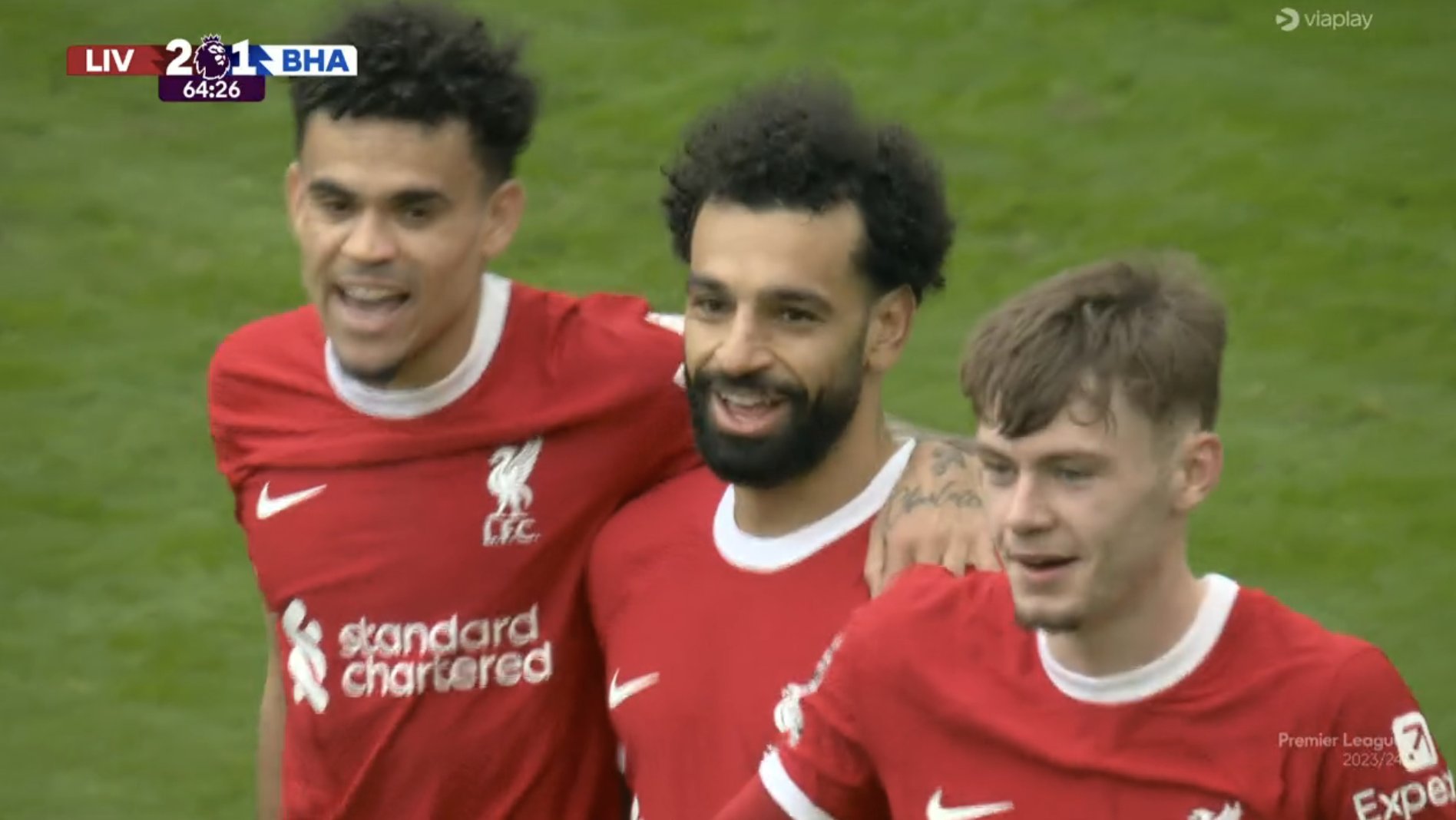 Jakub Moder i spółka nie zatrzymali Liverpoolu. Błyskawiczny gol na Anfield, "The Reds" nowym liderem [WIDEO]