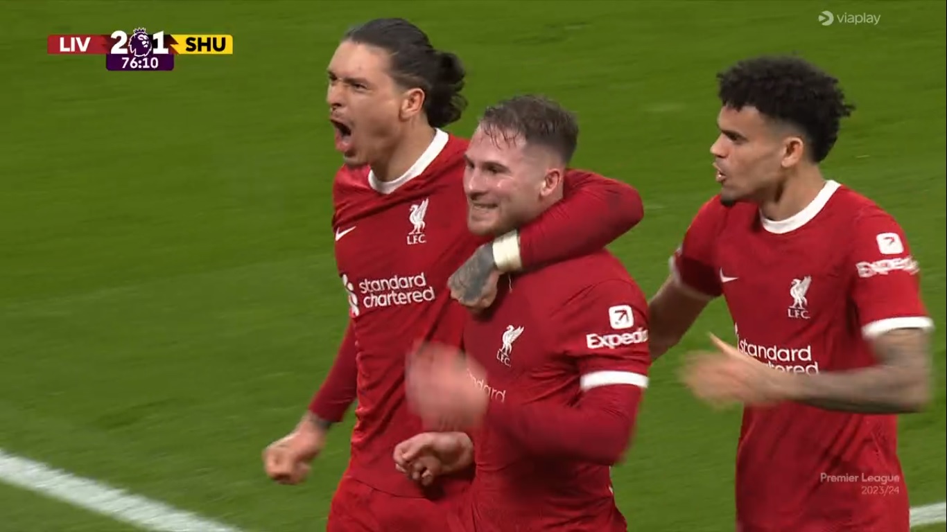 Liverpool odpowiedział Arsenalowi i Manchesterowi City. Co za gol Alexisa Mac Allistera! [WIDEO]