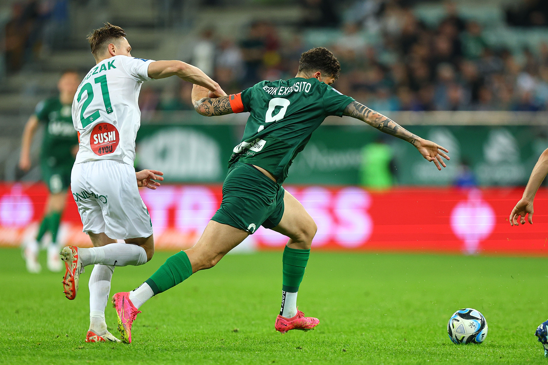 Erik Exposito bohaterem! Zwycięski gol w doliczonym czasie gry, Śląsk goni Jagiellonię [WIDEO]