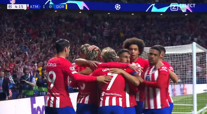Atletico bliżej półfinału LM! Borussia sama się pogrążyła [WIDEO]