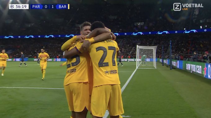 Duży udział Lewandowskiego przy golu! Barcelona napoczęła PSG [WIDEO]