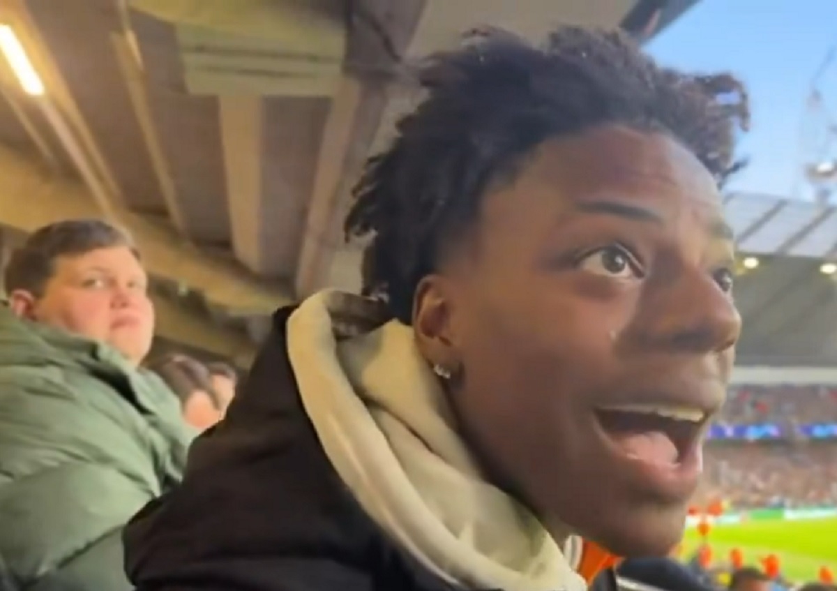 Znany streamer podpadł kibicom Manchesteru City. Sceny podczas meczu Ligi Mistrzów [WIDEO]