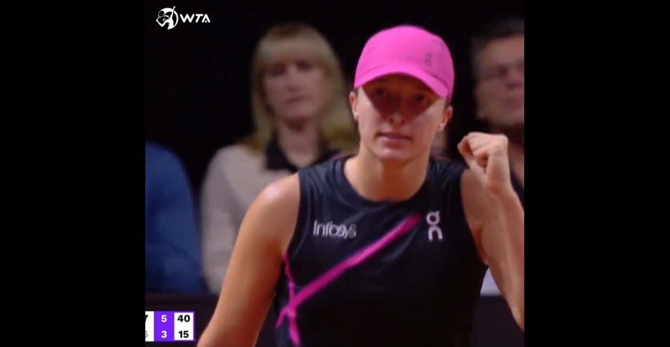 Świątek na kursie po zwycięstwo w Stuttgarcie. "Taki tenis chce się oglądać" [WIDEO]