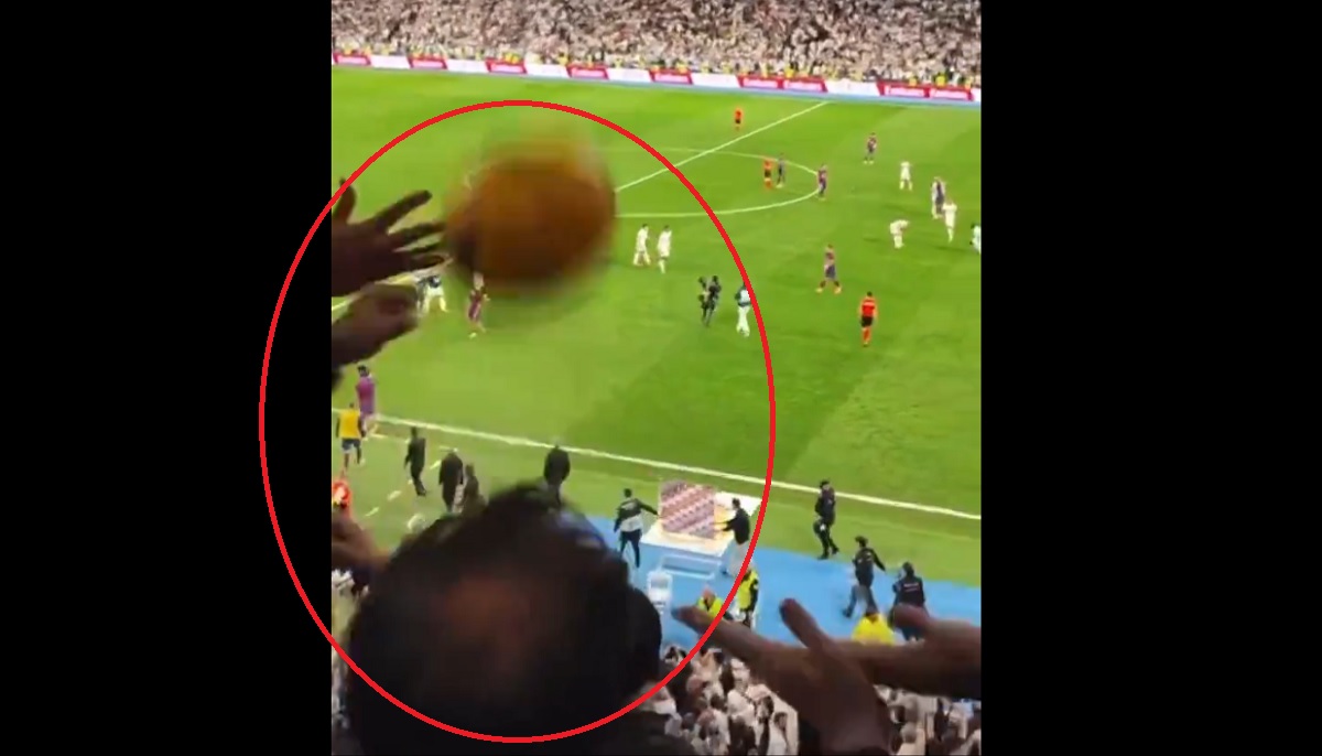 Piłkarz Barcelony poturbował kibica Realu. Nagranie z El Clasico hitem sieci [WIDEO]