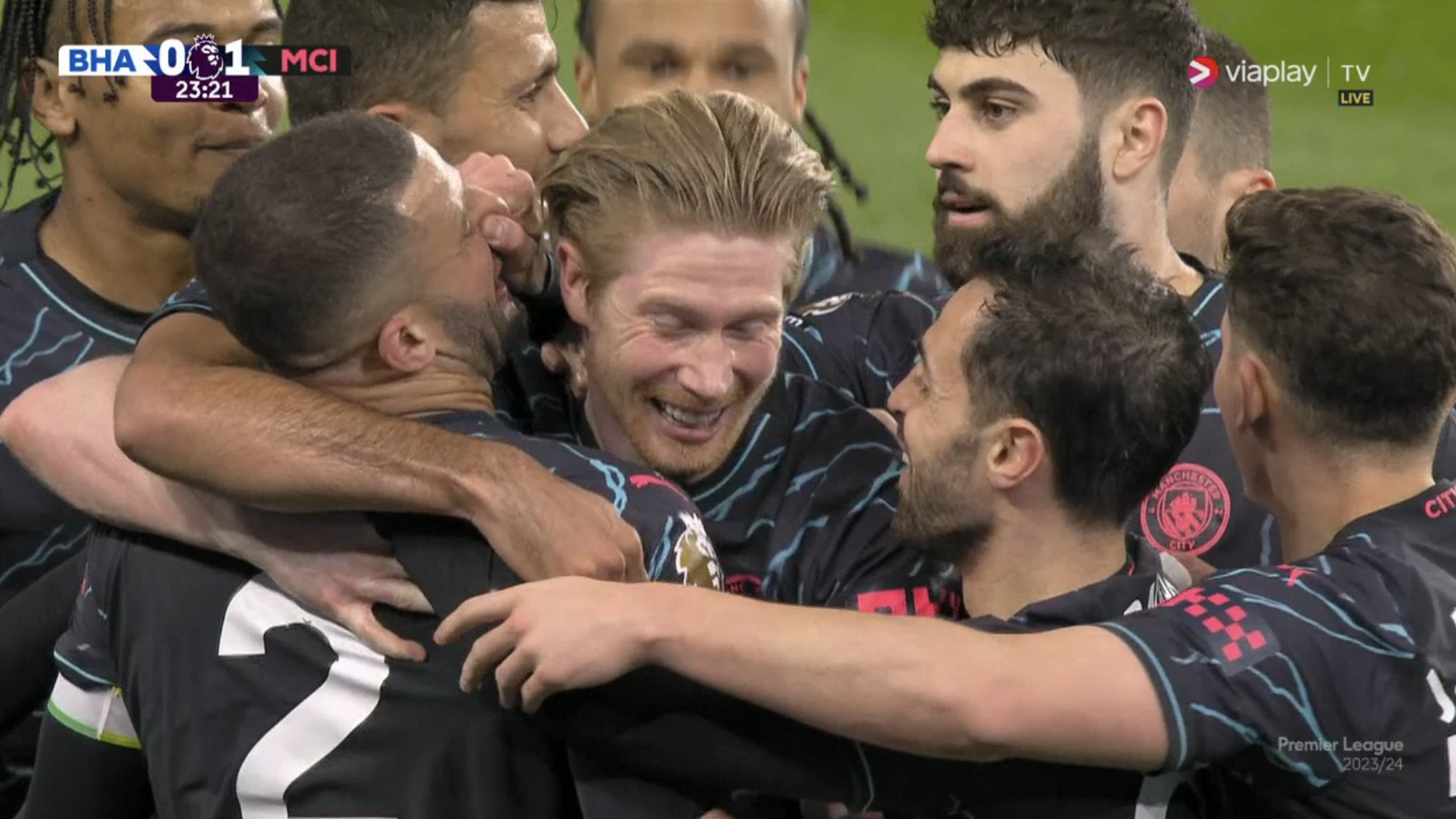 City rozbiło Brighton, De Bruyne zachwycił. Moder prędko zmieniony [WIDEO]
