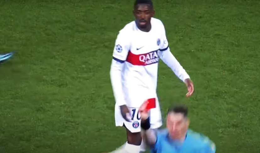 Tak Dembele zareagował na czerwień dla Xaviego. Kamera wszystko nagrała [WIDEO]